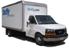 Thrifty Car Rental moving vans