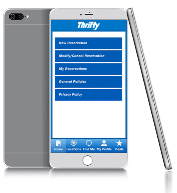 Thrifty Mobile App