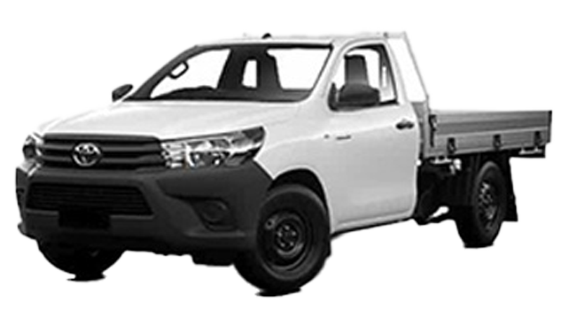 Commercial Single Cab Tray Ute 4WD