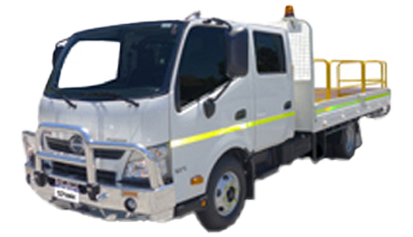 Mine Equipped Dual Cab 3 Tonne Tray