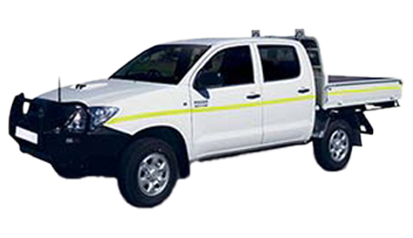 Mine Equipped Dual Cab Tray Ute 4WD